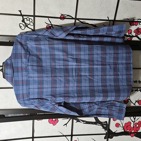 Lee Blue Plaid Men's Button Shirt Small NWT - Picture 5 of 5